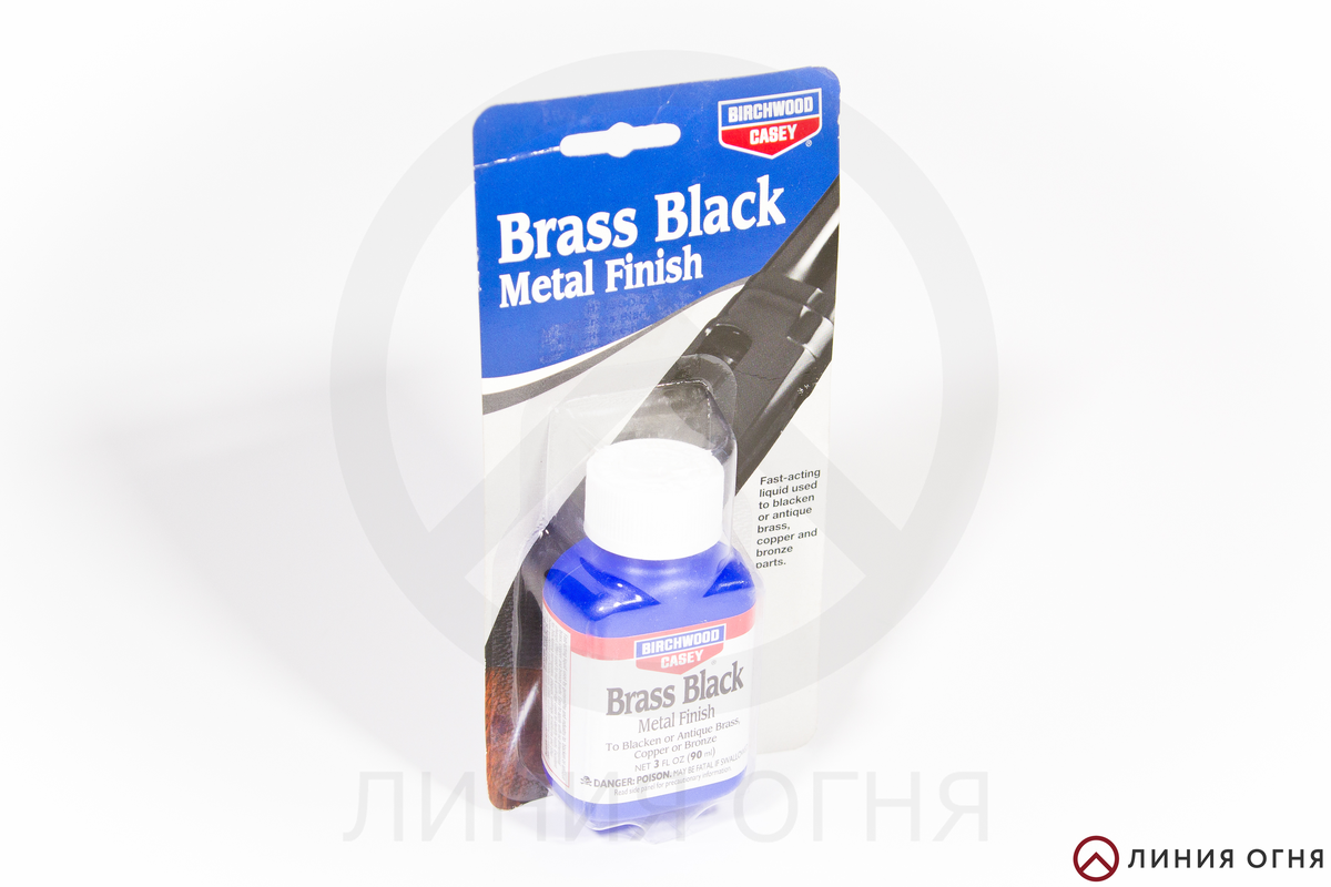 BIRCHWOOD CASEY Brass Black - воронение по меди, латуни, бронзе, 90 мл